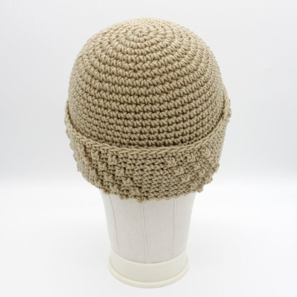 Vintage Jason Maxwell Beige Textured Knit Beanie - Picture 5 of 7